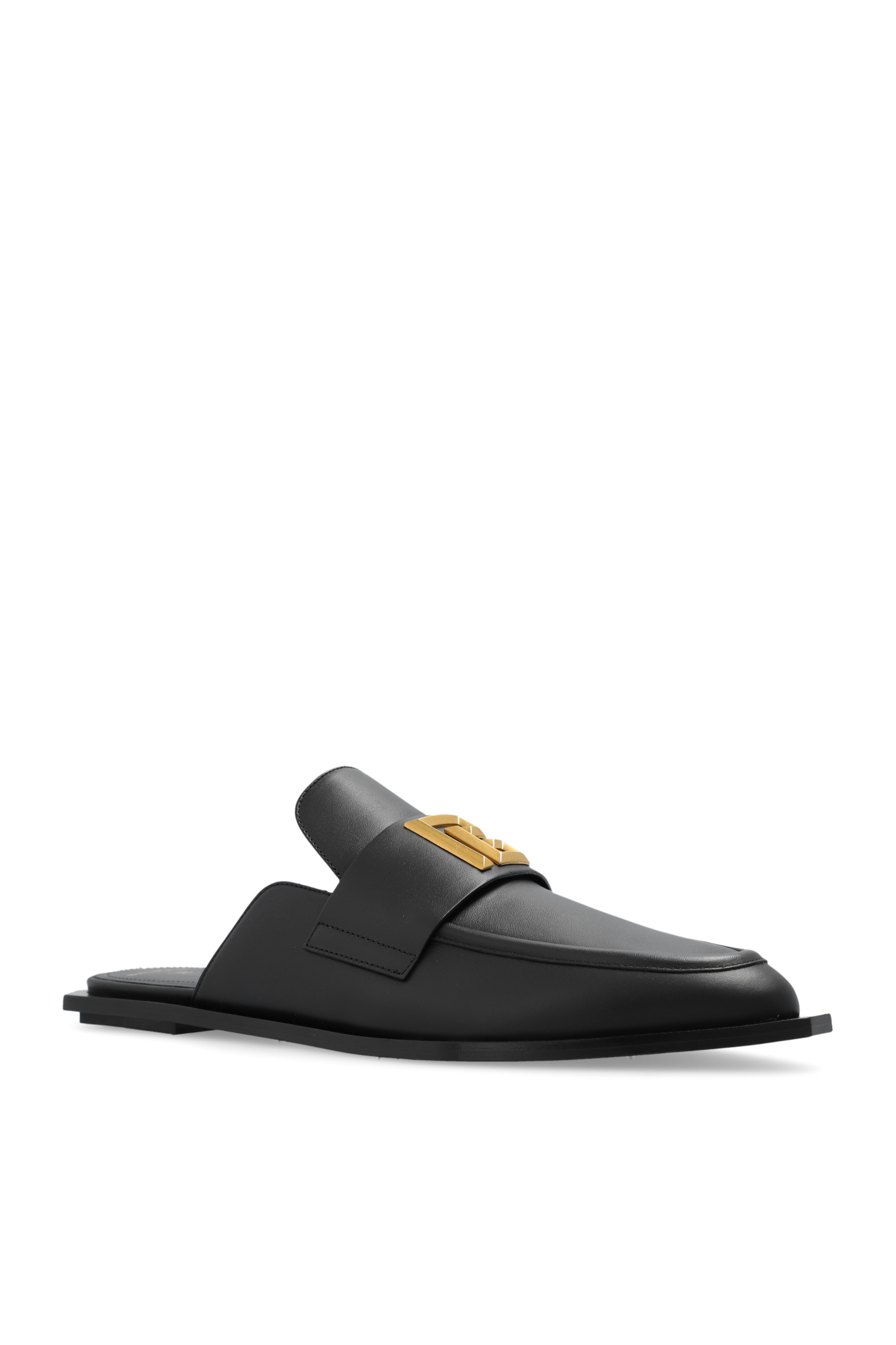 Balmain leather clearance slides